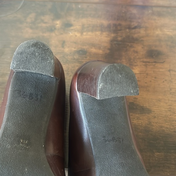 Franco Sarto Heeled Leather Loafers VGUC - Picture 7 of 8